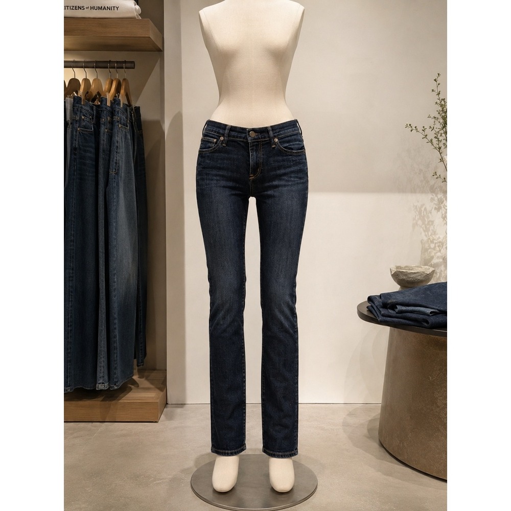 Citizens of Humanity "Ava" Straight Leg Premium Denim Jeans size 29 - Picture 2 of 16